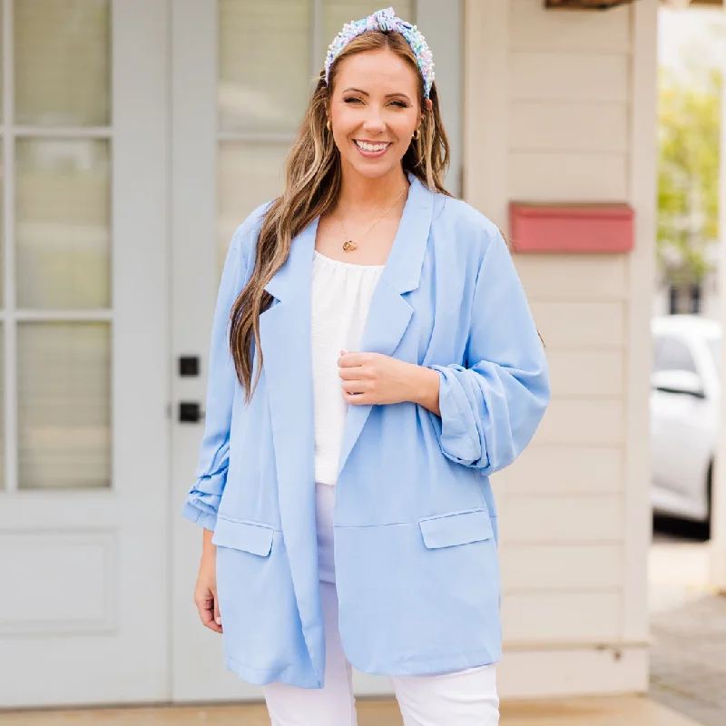 Your Weekend, Your Savings My Delight Blazer, Sky Blue