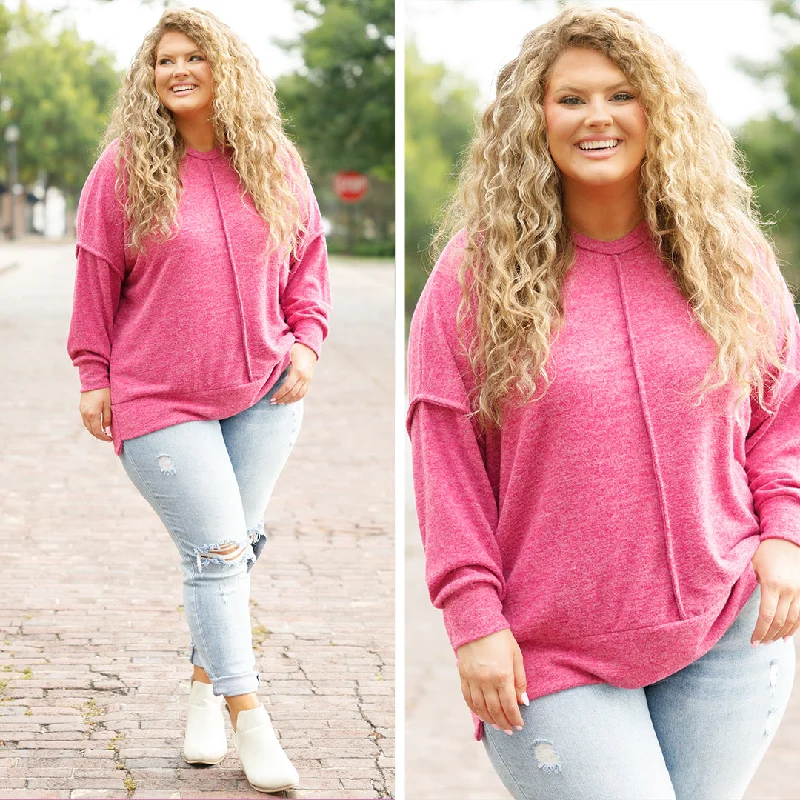 Special Price So Comfy Sweater, Magenta