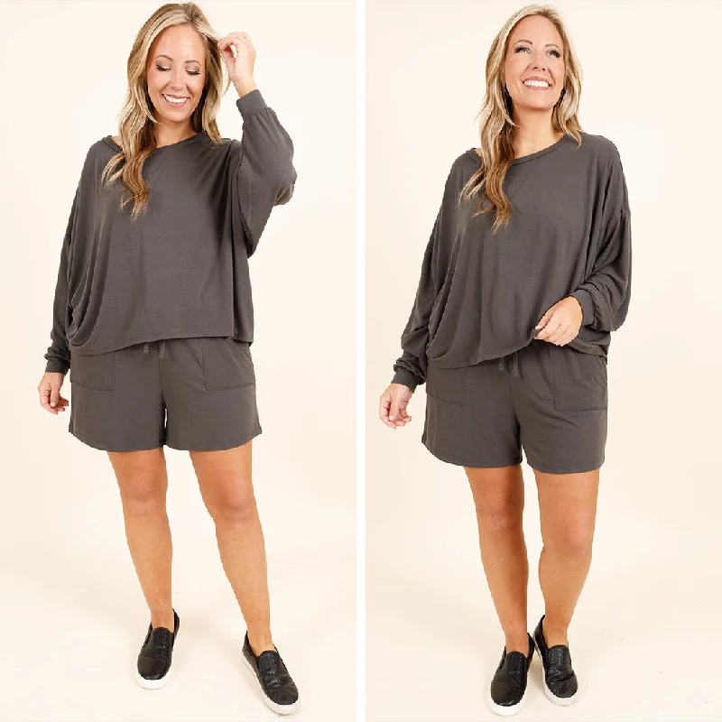 Buy Today Live, Love, Lounge Set, Ash Grey
