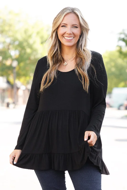 Special Buy Happy Days Forever Top, Black