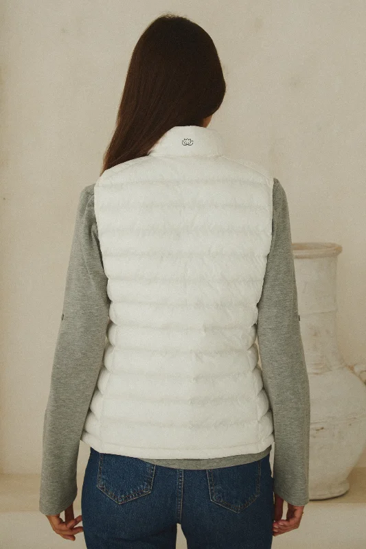 Weekend Specials to Celebrate Glacial Gilet (Neck Lotus Embroidery)