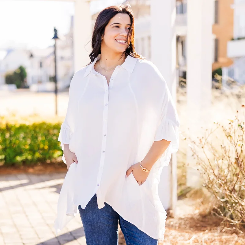Super Sale No Mirage Here Top, White