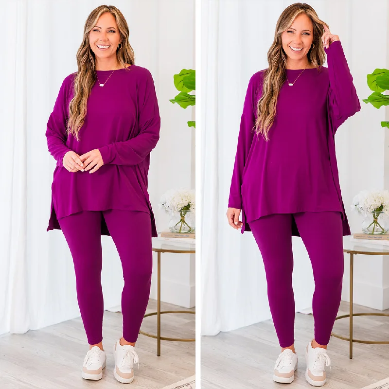 Stock Up Perfect Comfort Set, Light Plum