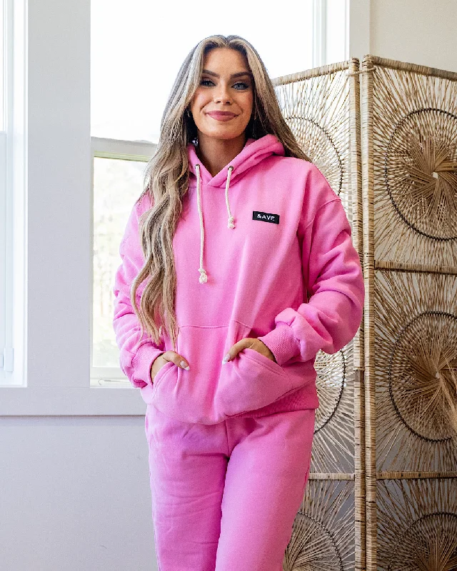 Weekend Discounts to Love Ampersand Ave Comfort Zone Hoodie - Cotton Candy