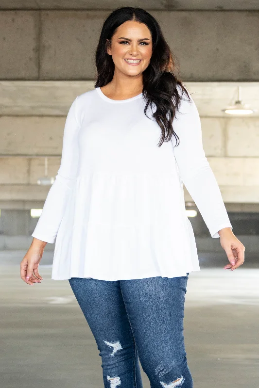Act Fast Stolen Hearts Top, White