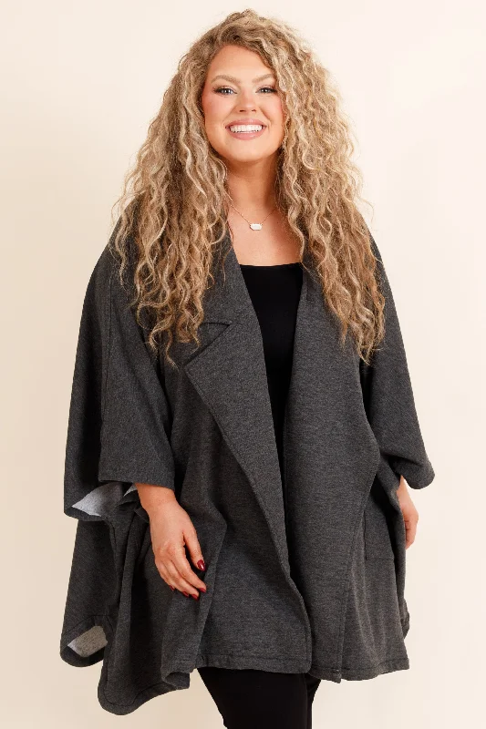 Great Bargain Things I Never Told You Jacket, Charcoal