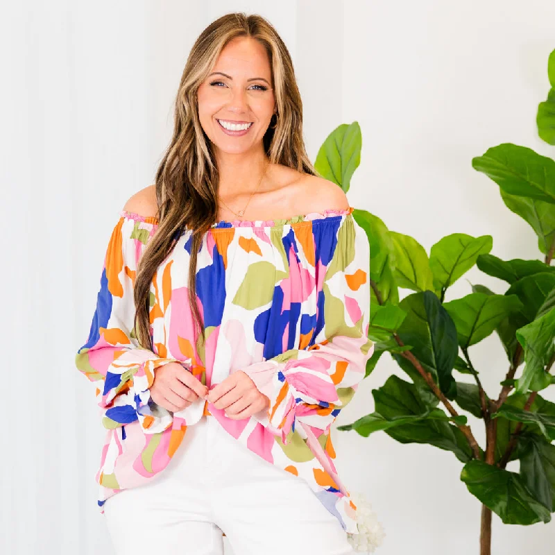 Fantastic Savings Take One Step Top, Pink Multi