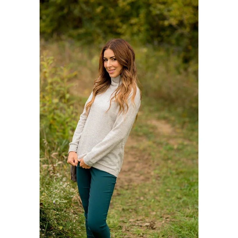 Weekend Discounts to Enjoy Ribbed & Zipped Textured Sweatshirt