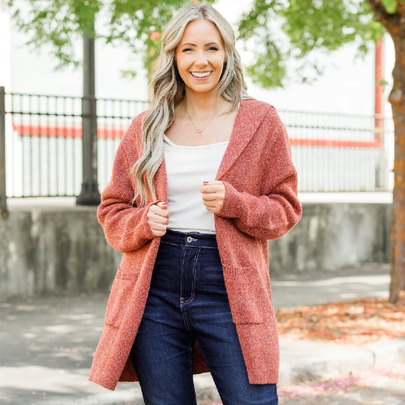 Weekend Sale: Don't Miss Out Fall Beyond Cardigan, Heather Rust