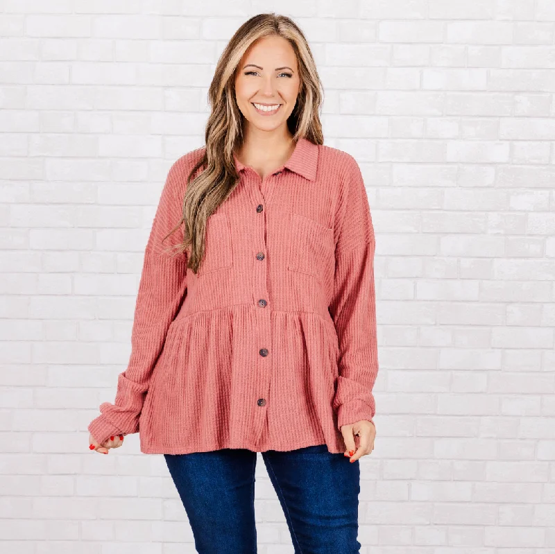 Weekend Deals That Please Elegant Nights Top, Mauve