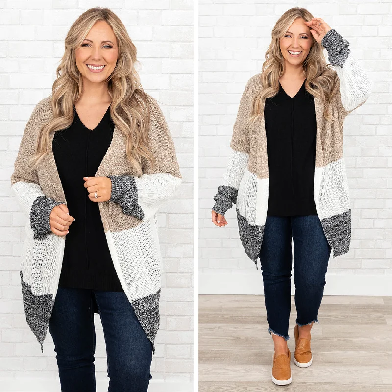 Markdown Sale Above Standards Cardigan, Gray