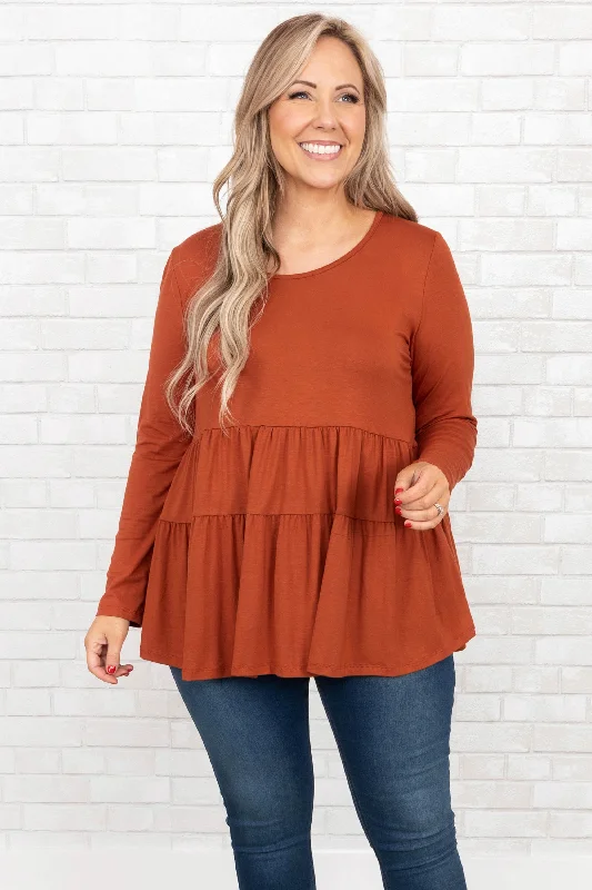 Midnight Madness Closer To Me Top, Gingerbread