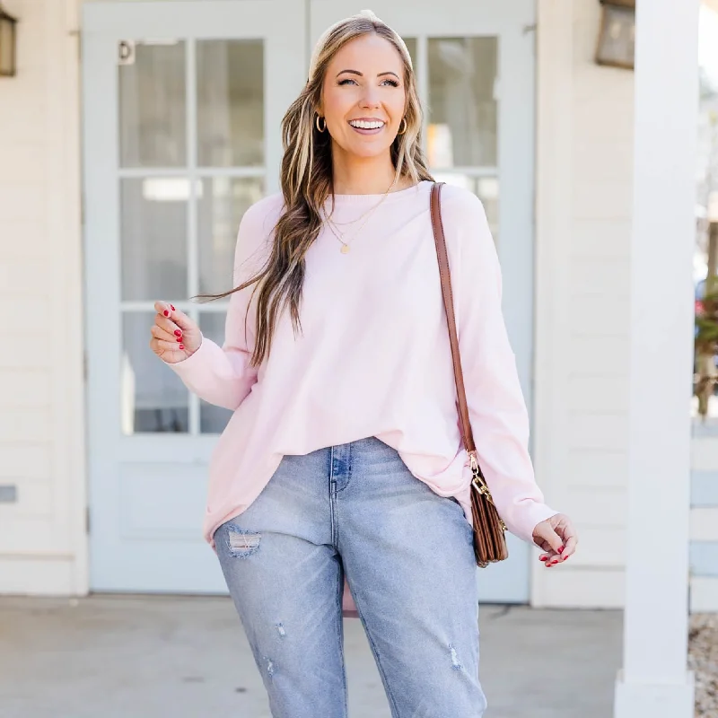 Weekend Deals That Dazzle Snow Whispers Tunic, Dusty Blush