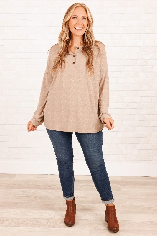 Weekend Offers You Can't Ignore Whimsical Wonders Top, Mocha