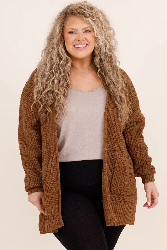 Deal of the Day Because I Found You Cardigan, Dark Camel