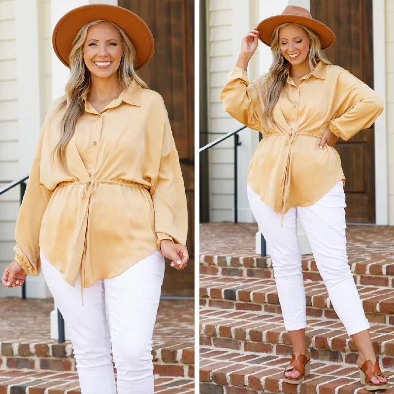 Weekend Savings Extravaganza For The Weekend Blouse, Honey