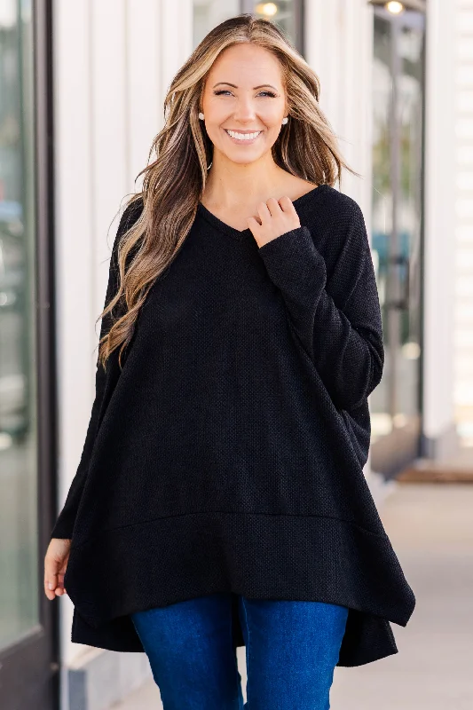 Weekend Discounts Worth Grabbing Precious Poetry Tunic, Black