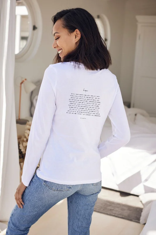 Weekend Deals That Dazzle "Hope" Long Sleeve Tee