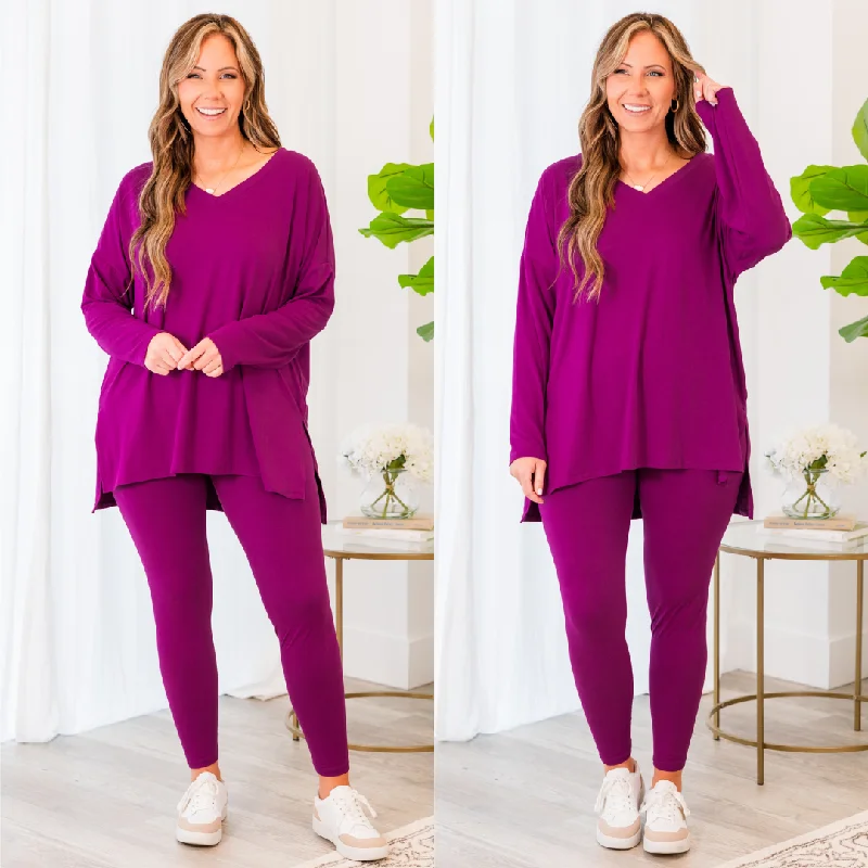 Big Deal Happiness Because Of You Set, Light Plum