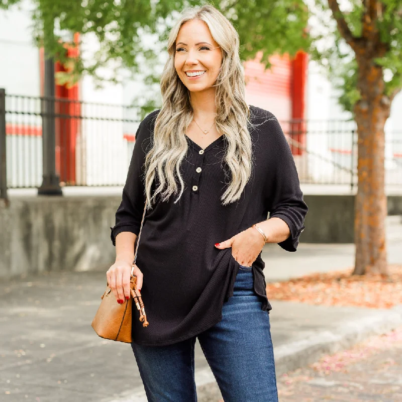 Price Drop Telling A Different Story Top, Black