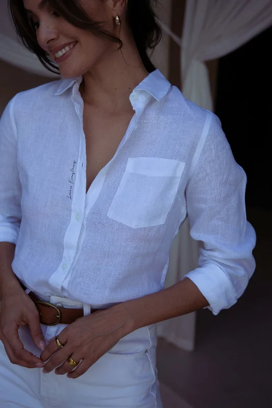 Midnight Madness "Love Is Everything" Island Linen Shirt
