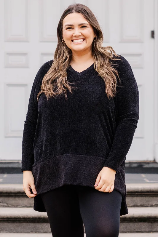 Weekend Savings Extravaganza Simple Transition Top, Black