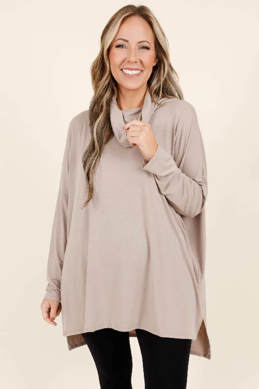Sale Event Closer To Your Heart Top, Ash Mocha