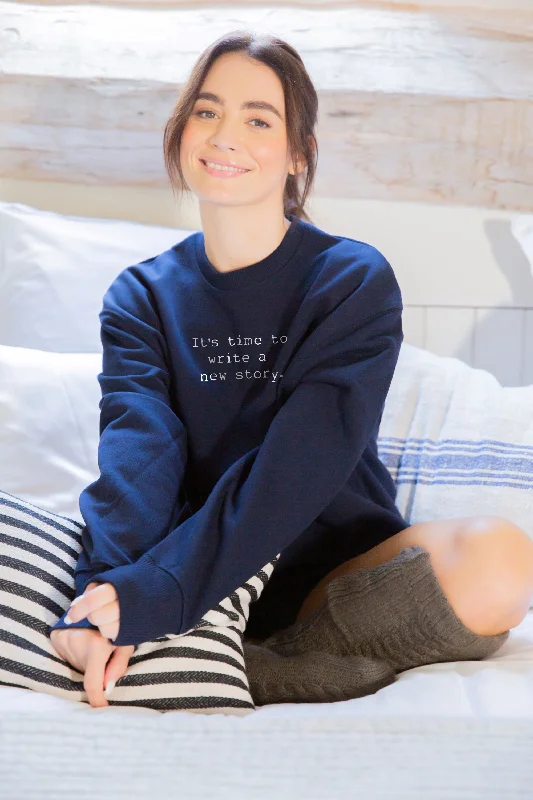 Daily Special "New Story" Cozy Crewneck Heavy Sweater