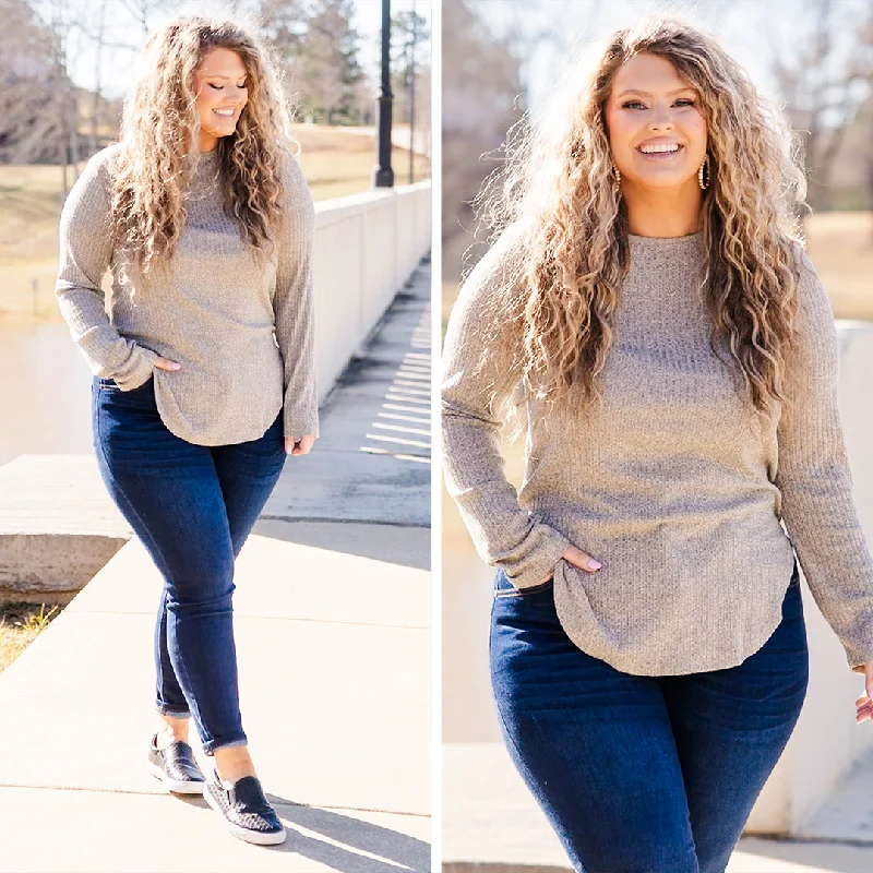 Shop Now Loving Me Top, Gray