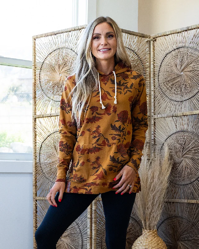 Steal Deal Ampersand Ave Garden Glamour Sideslit Hoodie