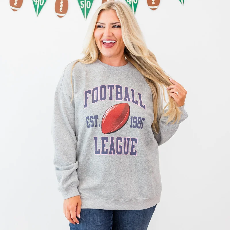 Weekend Specials You Can't Miss Cozy On Game Day Pullover, Heather Gray