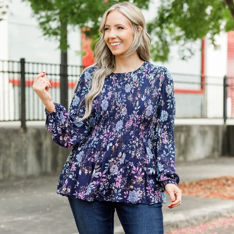 Weekend Deals That Impress Wallflower Kisses Top, Blue
