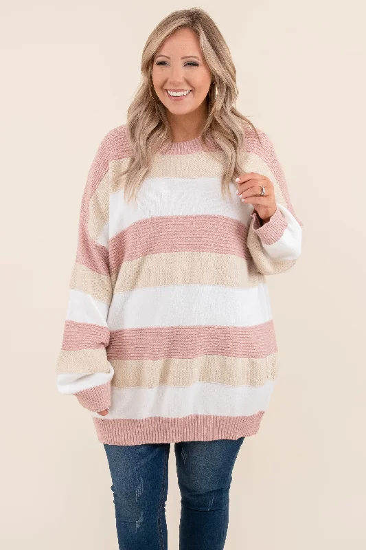 Can't Resist Love Fest Sweater, Pink