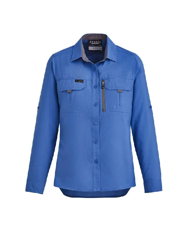 Lowest Price Womens Outdoor Long Sleeve Shirt - Blue