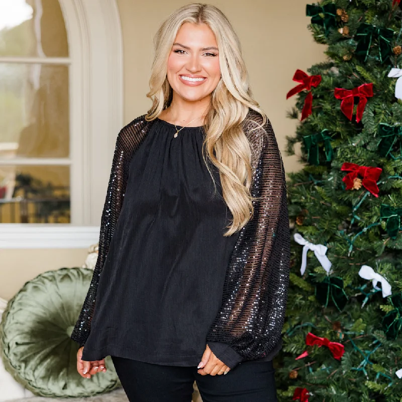 Year-End Clearance Party At My Place Top, Black