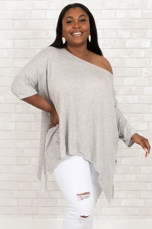 Epic Value The Best Of Me Top, Heather Grey