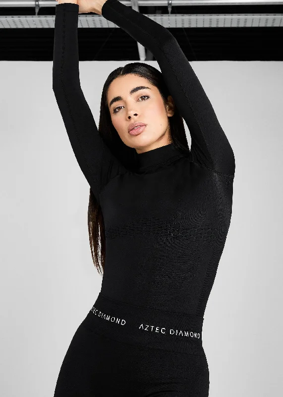 Weekend Offers That Amaze Black Thermal 3D Long Sleeve