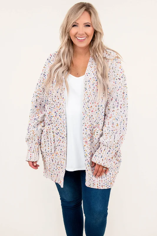 Mega Sale Come Stand With Me Cardigan, Cream