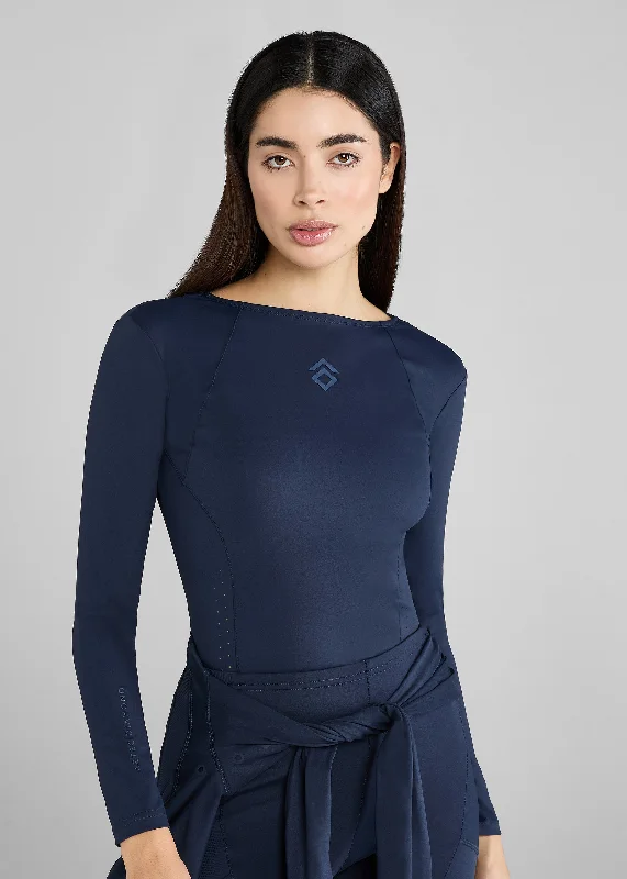 Major Deal Navy Long Tech Tee