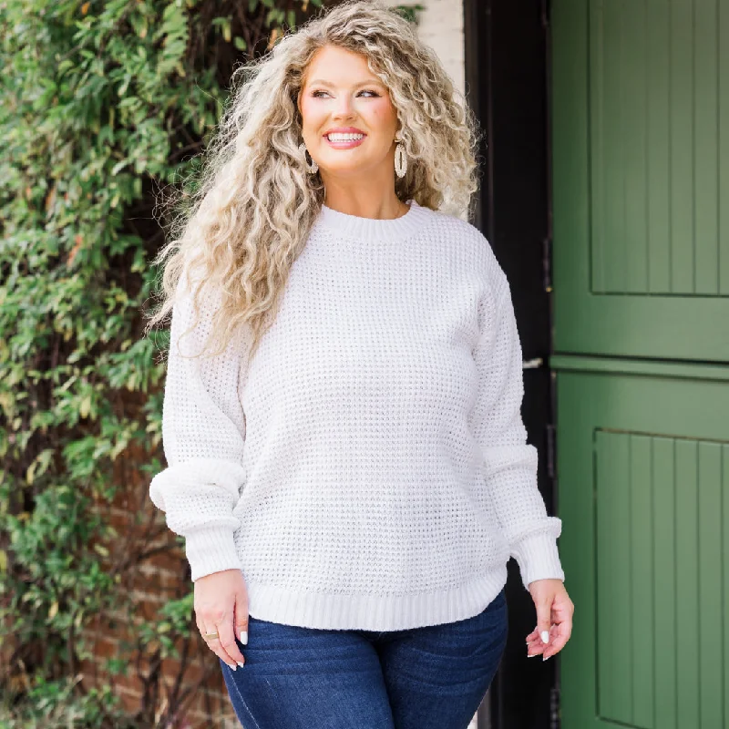 Limited Supply Breezy Weather Sweater, Ivory
