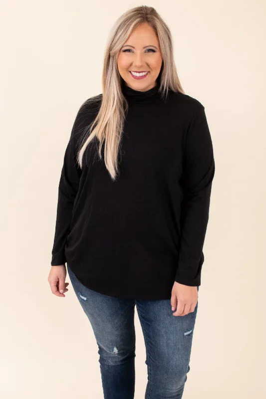 Top Pick Highway Chaser Top, Black