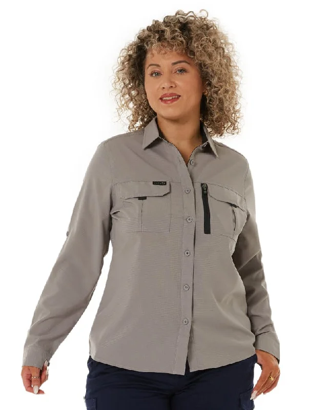 Instant Deal Womens Outdoor Long Sleeve Shirt - Stone