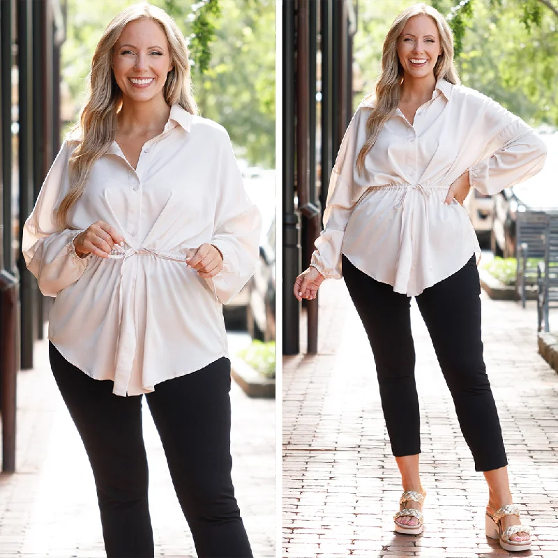 Weekend Savings Extravaganza For The Weekend Blouse, Cream