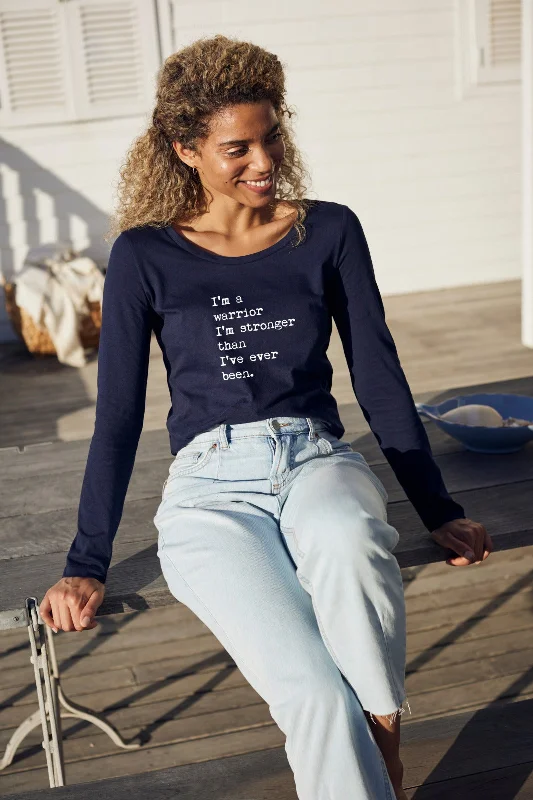 Weekend Specials to Enjoy "Warrior" Long Sleeve Tee