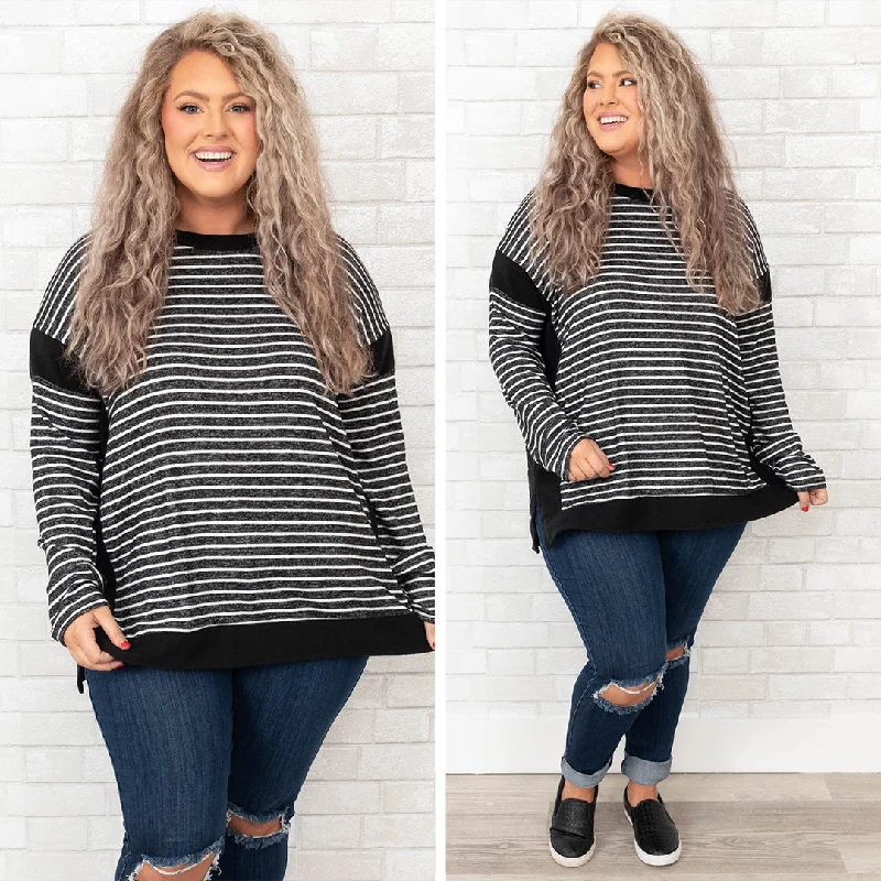 Weekend Savings Extravaganza Another Beautiful Day Top, Black Ivory