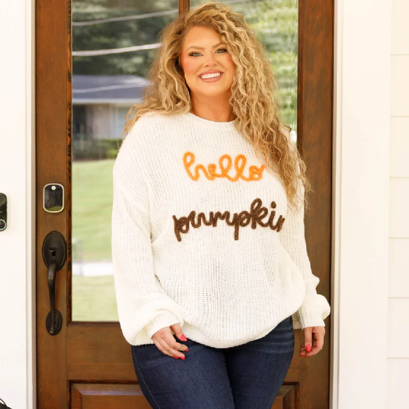 Weekend Discounts to Delight Totally Fall Top, Ivory