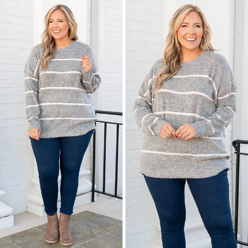 Low Price Slumber Party Sweater, Gray