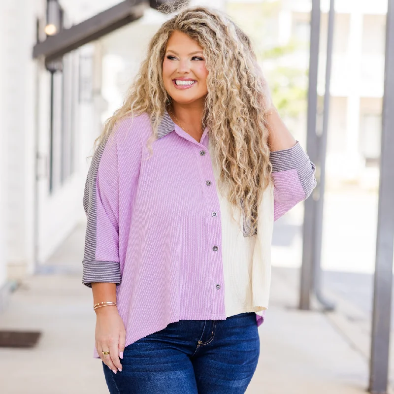 Weekend Discounts to Indulge In Easygoing Essential Top, Lavender