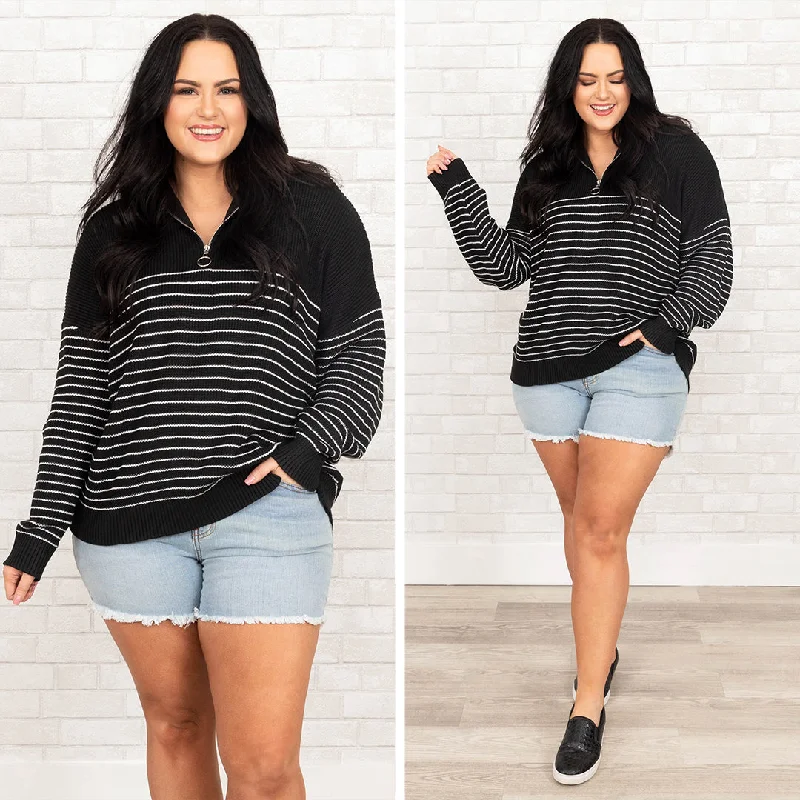 Weekend Discounts to Celebrate As It Was Pullover, Black