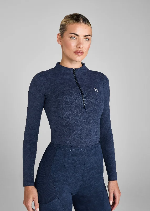 Extra Discount Navy Distressed Core Base Layer